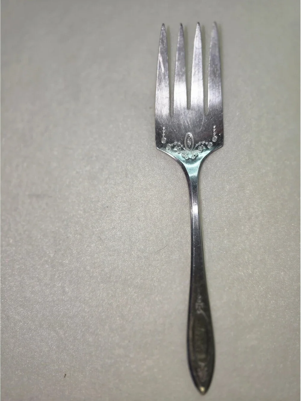 Oneida Community Plate Adam 1917 Silverplate Luncheon Fork 7 Inch
